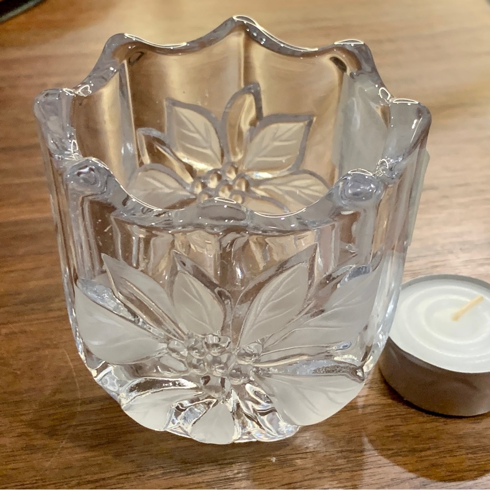 Mikasa Crystal Votive Holder
